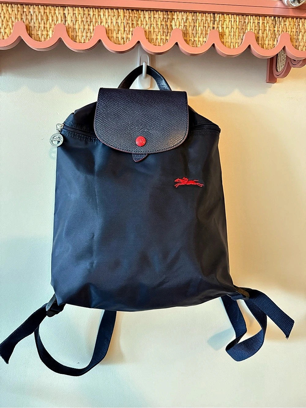 Longchamp Le Pliage Club Backpack in Navy